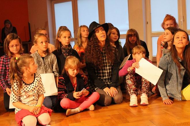 Natalia Kukulska warsztaty wokalne SOS Wioski Dziecięce