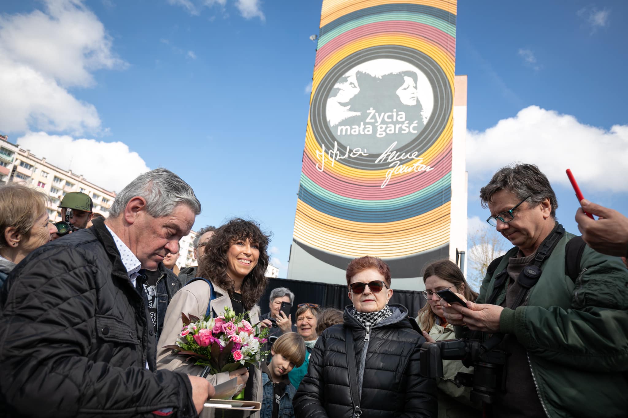 Odsłonięcie muralu poświęconego Annie Jantar i Jarosławowi Kukulskiemu