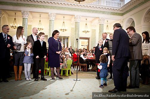 Najpierw jednak było powitanie pałac prezydencki